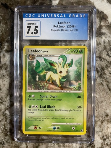 Leafeon graded CGC 7.5 for sale on eBay