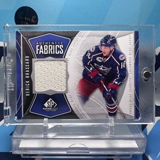 2009-10 SP Game Used #AF-DE, DERRICK BRASSARD JSY 🔥🔥🔥Authentic Fabrics Jersey