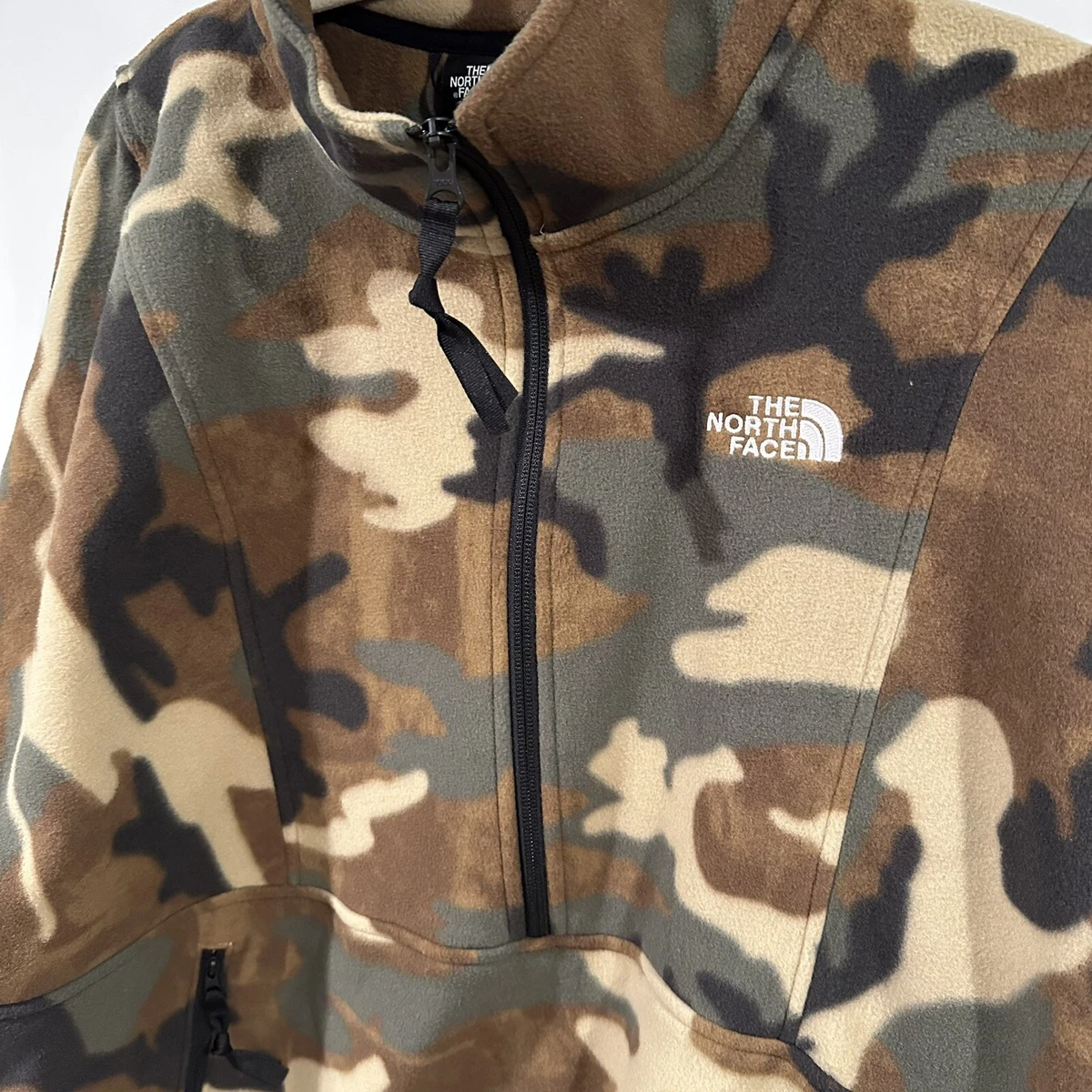 The North Face Olive Green & Brown Camo TKA Attitude Quarter