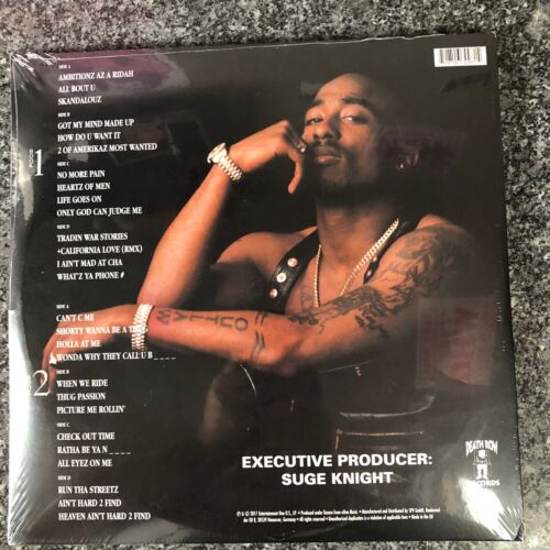 4 VINYL LP 2 PAC ALL EYEZ ON ME DEATH ROW RECORDS DRR-LP-63097 2015 NEW SEALED - Picture 2 of 4