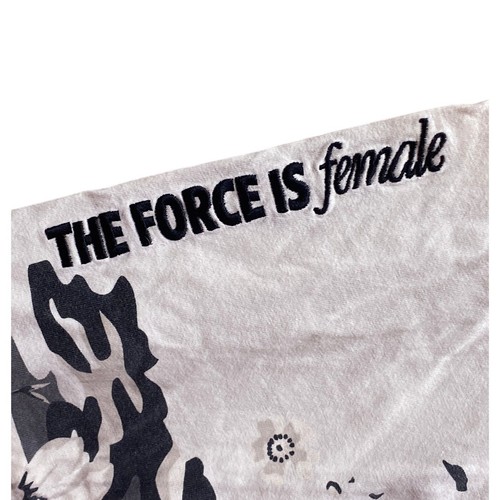 Nike Shirt Womens The Force is Female Floral Camo AOP Ivory Athleisure Spell Out - Picture 9 of 12