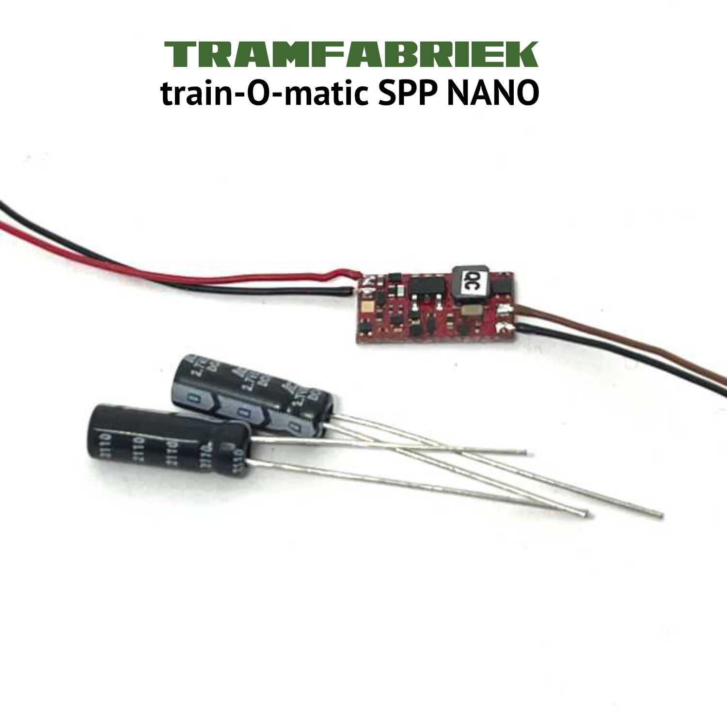 Tiny Stayalive Powerpack SPP Nano by Train-O-Matic. Compatible w other brands.