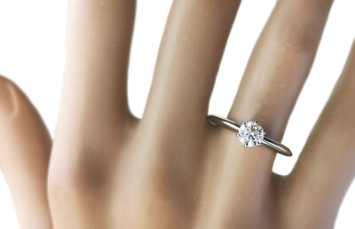Tiffany & Co. 0.44ct H/SI1 Triple XXX Round Brilliant Diamond