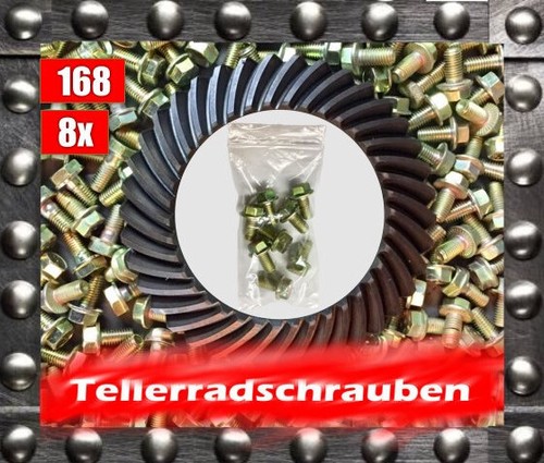 BMW Differential 168 Tellerrad Schrauben Satz 8x - Ring / Crown Screw Bolts