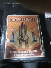 DIY 1/150 Space Shuttle Atlantis Paper Model Handmade Space Rocket Craft Model