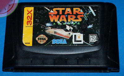 SEGA 32X Game STAR WARS ARCADE Cartridge Only Tested Working Authentic