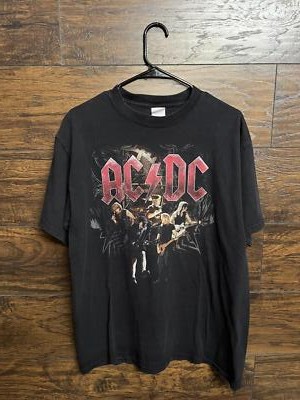 AC/DC Black Ice Tour T-shirt - 2009 ACDC Merch Shirt - L | eBay