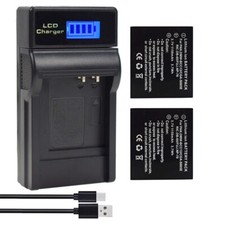 2x Battery +Charger For Ricoh GR Digital II III IV Caplio R3 R30 R4 R40 R5 WG-M1