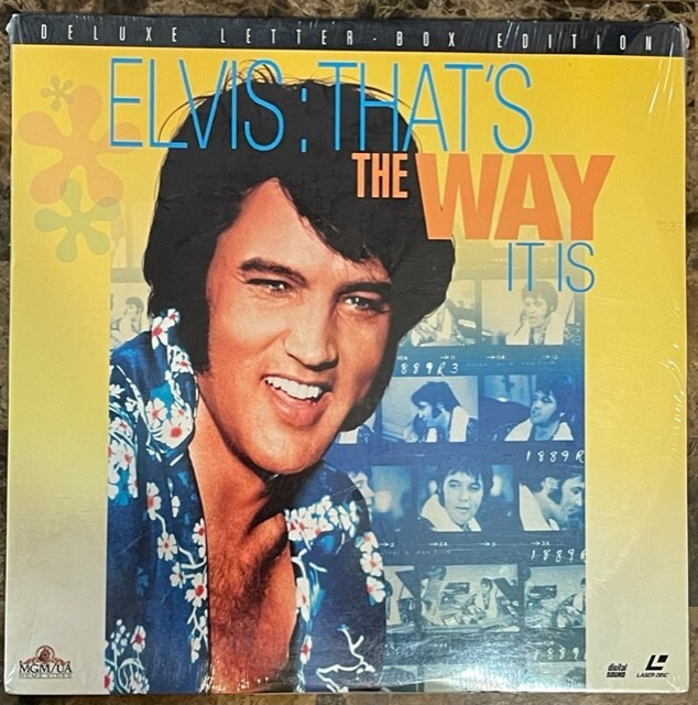 ELVIS THATS THE WAY IT IS DELUXE LETTER BOX EDITION LASER DISC
