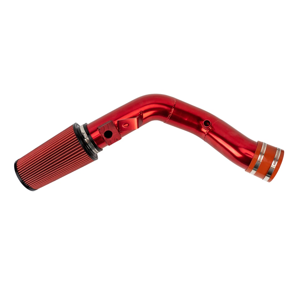 Kit de admisión de aire frío rojo para 03-2007 Ford F250 F350 F450 F550 57-2546-1 6,0 L Foto 3 de 4