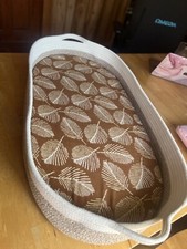 Baby Changing Basket with Thick Changing Pad, Wipeable Waterproof Mattress Cover