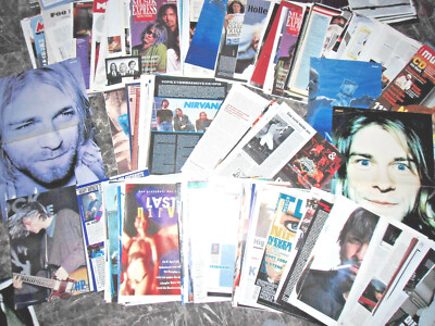 NIRVANA  1450 TEILE/PARTS  4,8  KILO CLIPPINGS newspaper report collection 10/15