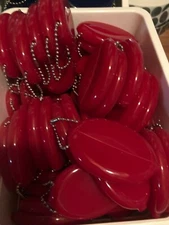 Rubber Coin Wallet Squeeze - Vintage Purse Men Women with Chain - Oval Shaped 