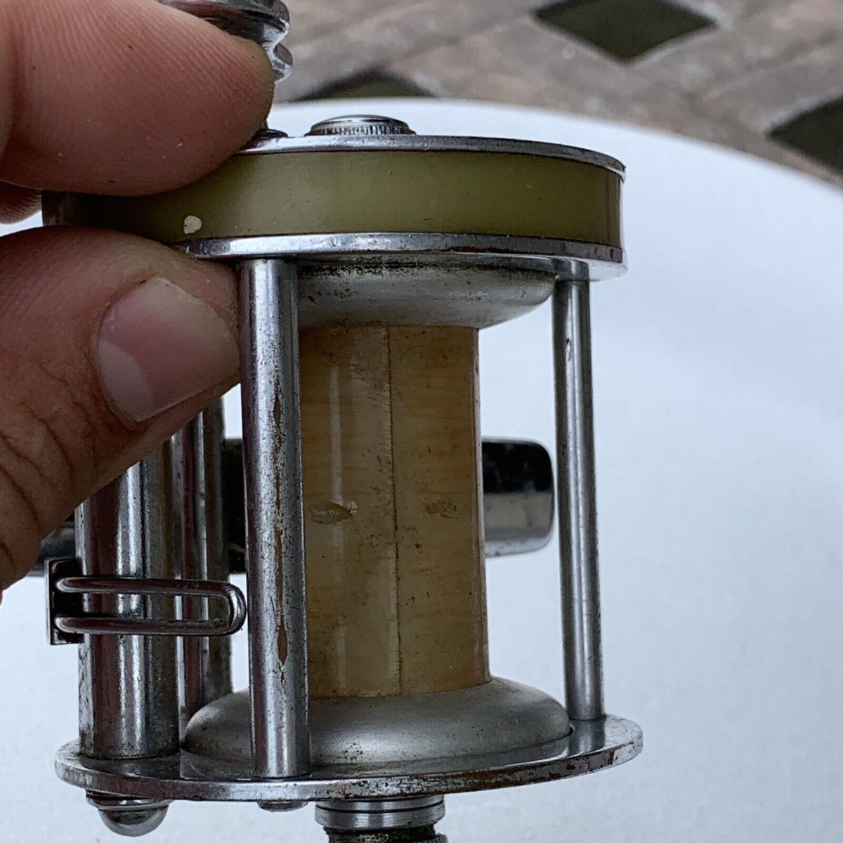 BROOKLURE No. 51 FISHING REEL Vintage Working Condition Rare