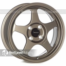 Circuit Cp22 15x6.5 4x100 35 Flat Bronze Wheels Fits Acura Integra Ls Gs Gsr