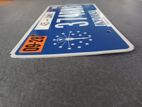 2009 45 Lake Indiana License Plate 374BNS Auto Car Truck Slight Bend - Picture 12 of 14
