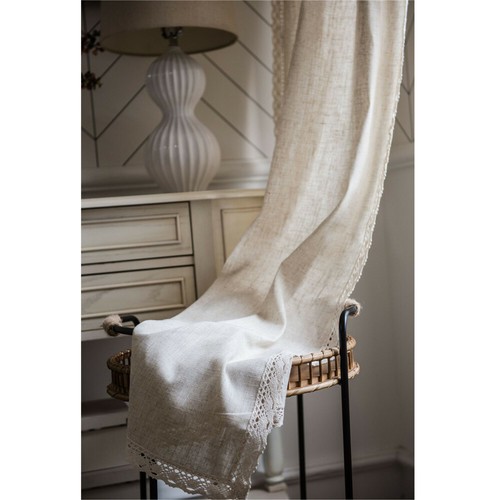 Vintage Treatment Curtain Living Room Lace Window Curtain Drape Home Decor - Picture 20 of 21