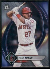 2022 Bowman Platinum Mike Trout #90 Los Angeles Angels