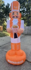 NEW Whataburger Nutcracker Holiday Inflatable Yard Decoration 7Ft Limited RARE