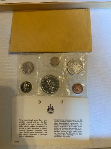 1966 Canada Royal Canadian 6-Coin Mint Set Uncirculated  Packaging ASW 1.1 oz