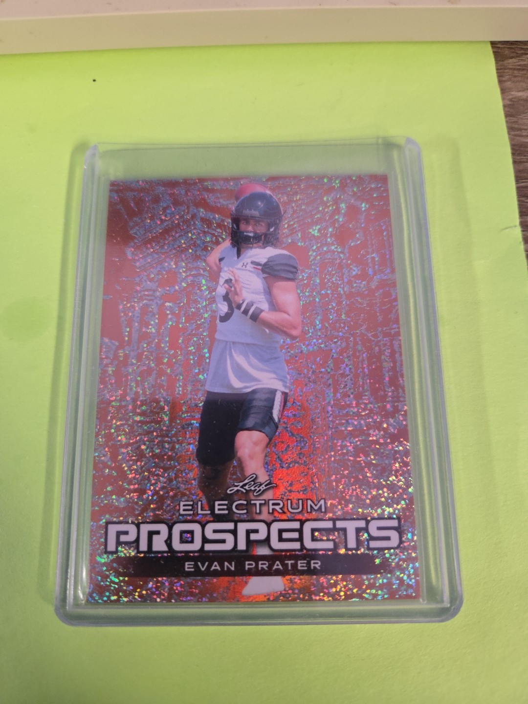 EVAN PRATER RC 2024 LEAF ELECTRUM PROSPECTS /45 CINCINNATI FREE SHIPPING