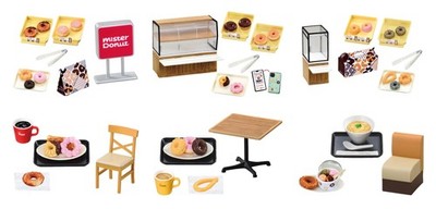 re-ment Corporate Collaboration Round Happiness Mister Donut