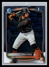 Onil Perez San Francisco Giants 2025 Bowman #BCP-134 Chrome Prospects