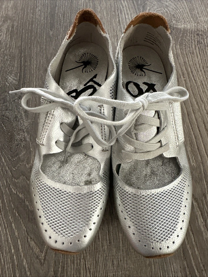 Кроссовки OTBT Star Dust Mary Jane серебристые кожа комфортный тренажер размер 7 - Изображение 3 из 4