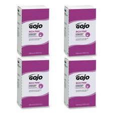 GOJO 7220 RICH PINK 2000 mL AB Lotion Soap Refill for PRO TDX Dispenser(4/CT)New