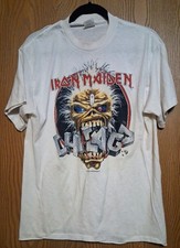 Vintage Iron Maiden T Shirt XL Chicago Concert 1988