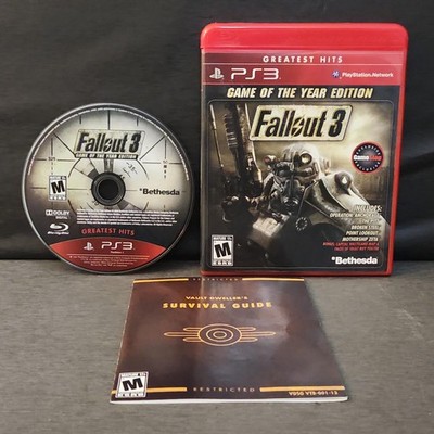 Fallout 3 Game Of The Year Edition PS3 Game CIB Greatest Hits