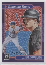2021 Donruss Optic Diamond Kings Red Dragon Prizm /110 Mike Yastrzemski #28 uk2