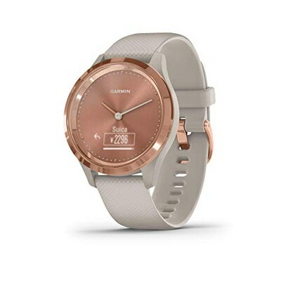 Garmin Vivomove 3S Heart-Shot Light Sand Rose Gold Hybrid Smartwatch 010-02238-72