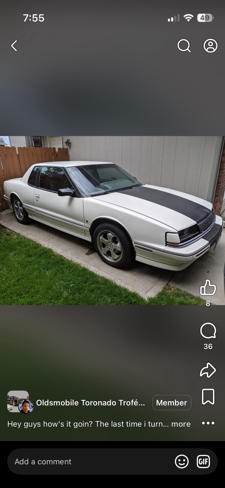 1992 Oldsmobile Toronado for sale in Bellevue Nebraska