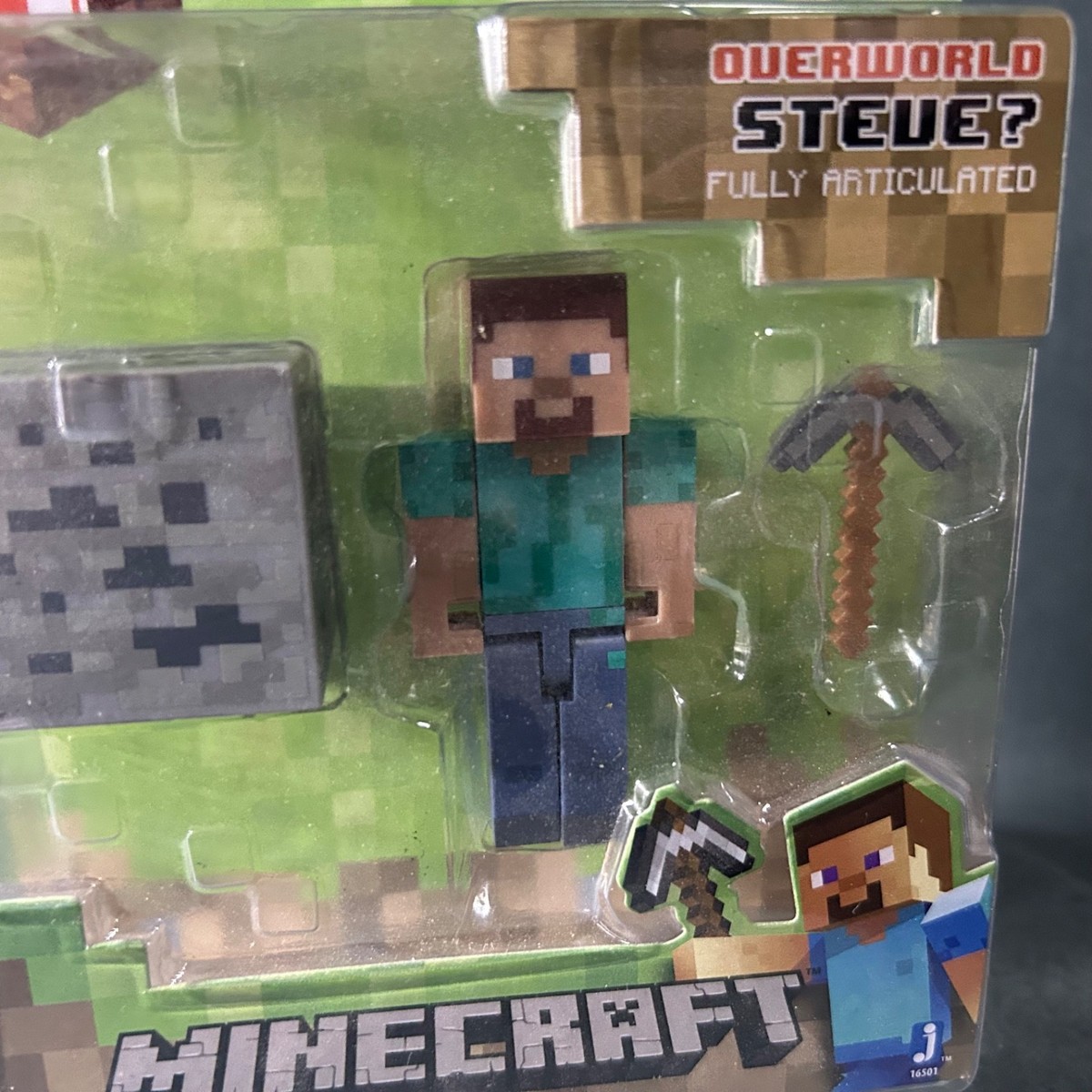 Minecraft Series 1 Steve Overworld Action Figure 2013
