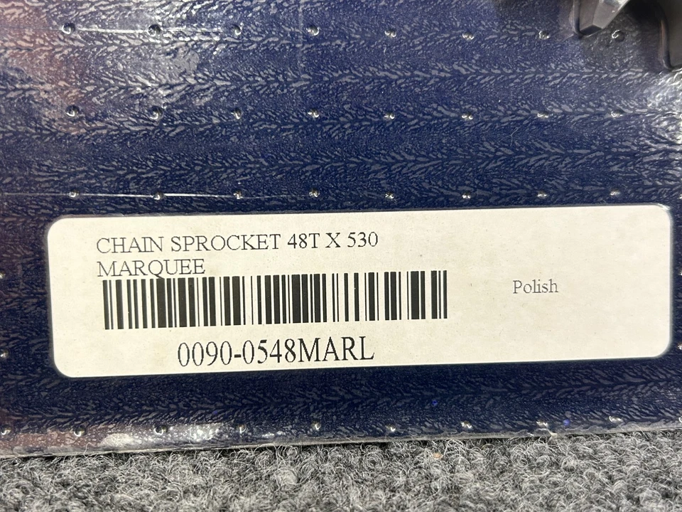 Performance Machine MARQUEE CHAIN SPROCKET 48TX530 0090-0548MARL - Image 2 of 2