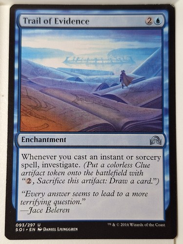 Trail of Evidence - Shadows over Innistrad - Magic the Gathering MTG Nice!