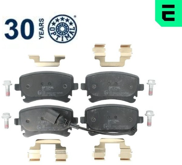 Optimal BP-12241 Bremsbelagsatz FüR Scheibenbremse Bremsbelagsatz FüR VW-image