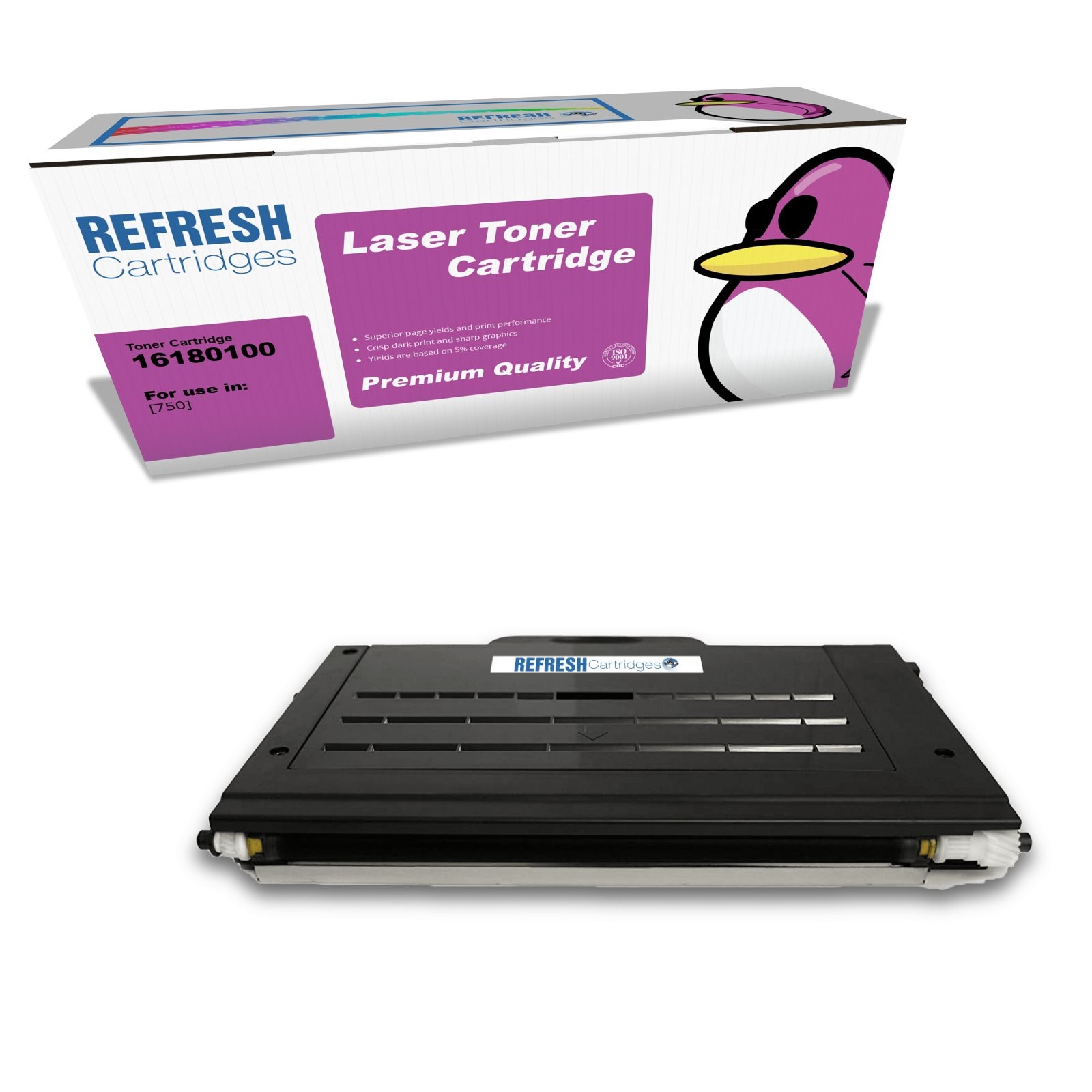 Refresh Cartridges Magenta 16180100 Toner Compatible With Xerox Printers