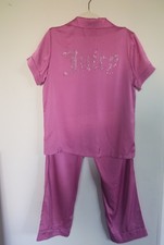 juicy couture pajama set small pink