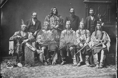 CROW DELEGATION WASHINGTON DC 1910 4X6 PHOTO