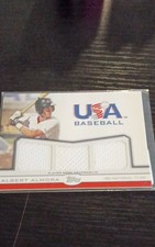 2011 Topps USA Baseball Team - Triple Relics Albert Almora #TR-AA /240 (MEM, RC)