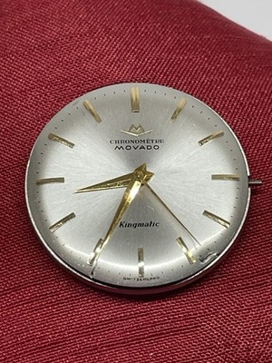 Movado Kingmatic Werk Uhrwerk Automatik verbogen Ersatzteile Uhrmacher