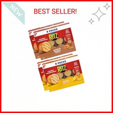 RITZ Peanut Butter and Cheese Sandwich Crackers Variety Pack, Lunch Snacks, 32 S