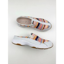 Easy Spirit Traveltime Sport Clogs Women's 6.5 Sneaker Mules Multicolor Slip On