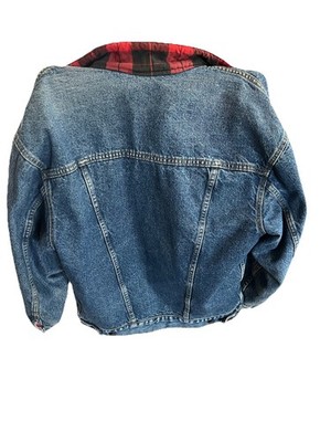 90's Levi's 57510 denim jacket USA製古着 Vintage Levi's 57510 XL Denim Jacket Made In USA Buffalo Plaid