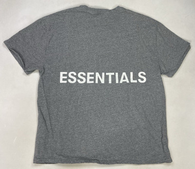 Essentials Fear Of God Logo Graphic T-shirt Men XL Oversized Heavy Short Sleeve