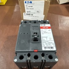 EATON Cutler Hammer CVS 42k CVS3100X 3 Pole 100 Amp 240v Circuit Breaker 3P 100A