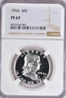 1954 Franklin Half Dollar Proof NGC PF 67 PR Gem Silver Coin 50C
