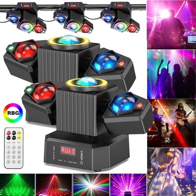Laser Light RGBW LED Moving Head Disco Stage Lighting Beam DMX512 Party DJ
